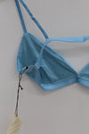 BASERANGE Mississippi bra narrow series collection bamboo fiber bamboo cotton soft underwear France BAS-BRMI-VE-WI23-WEILAN blue